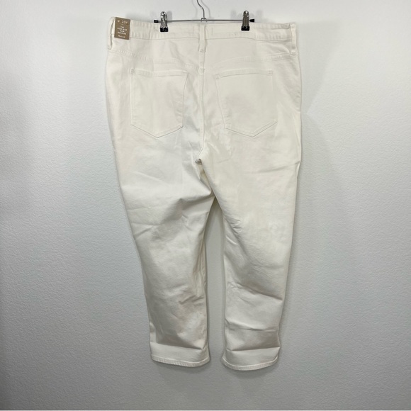 Madewell NWT The Plus‎ High-Rise Slim Boyjean in Tile White size 20W - Picture 6 of 13